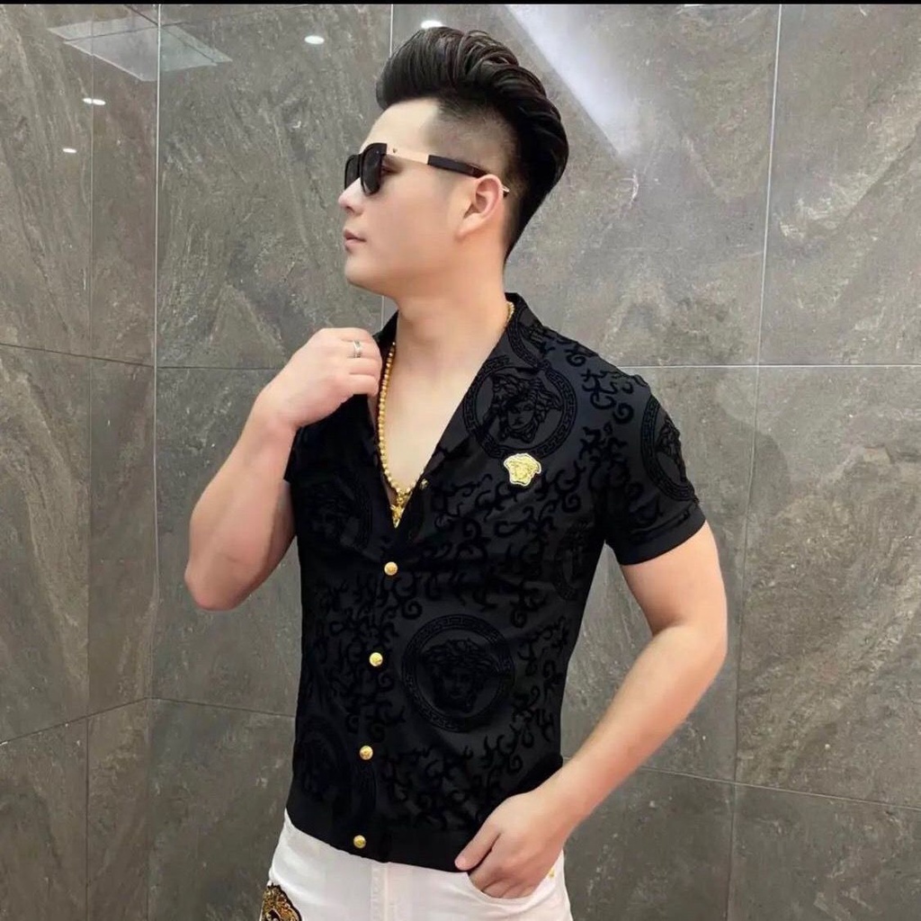 Áo Thun Tay Ngắn Phong Cách Châu Âu Thời Trang Mùa Hè 2023 Cho Nam