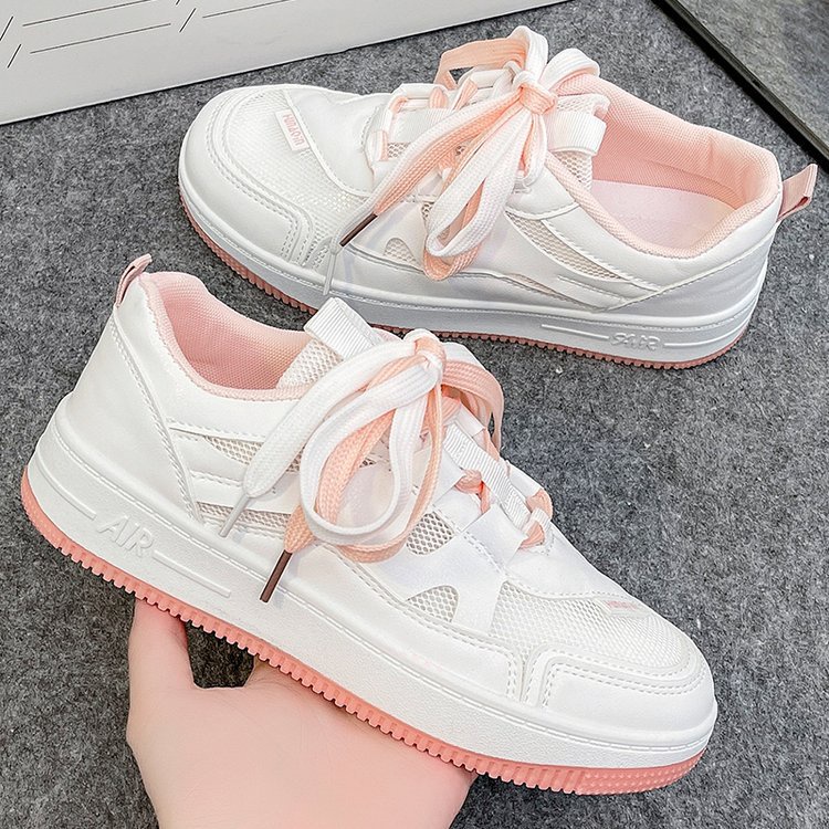 Giày Thể Thao Đế Dày Phối Lưới Phong Cách Hàn Quốc Thời Trang Cho Nữ