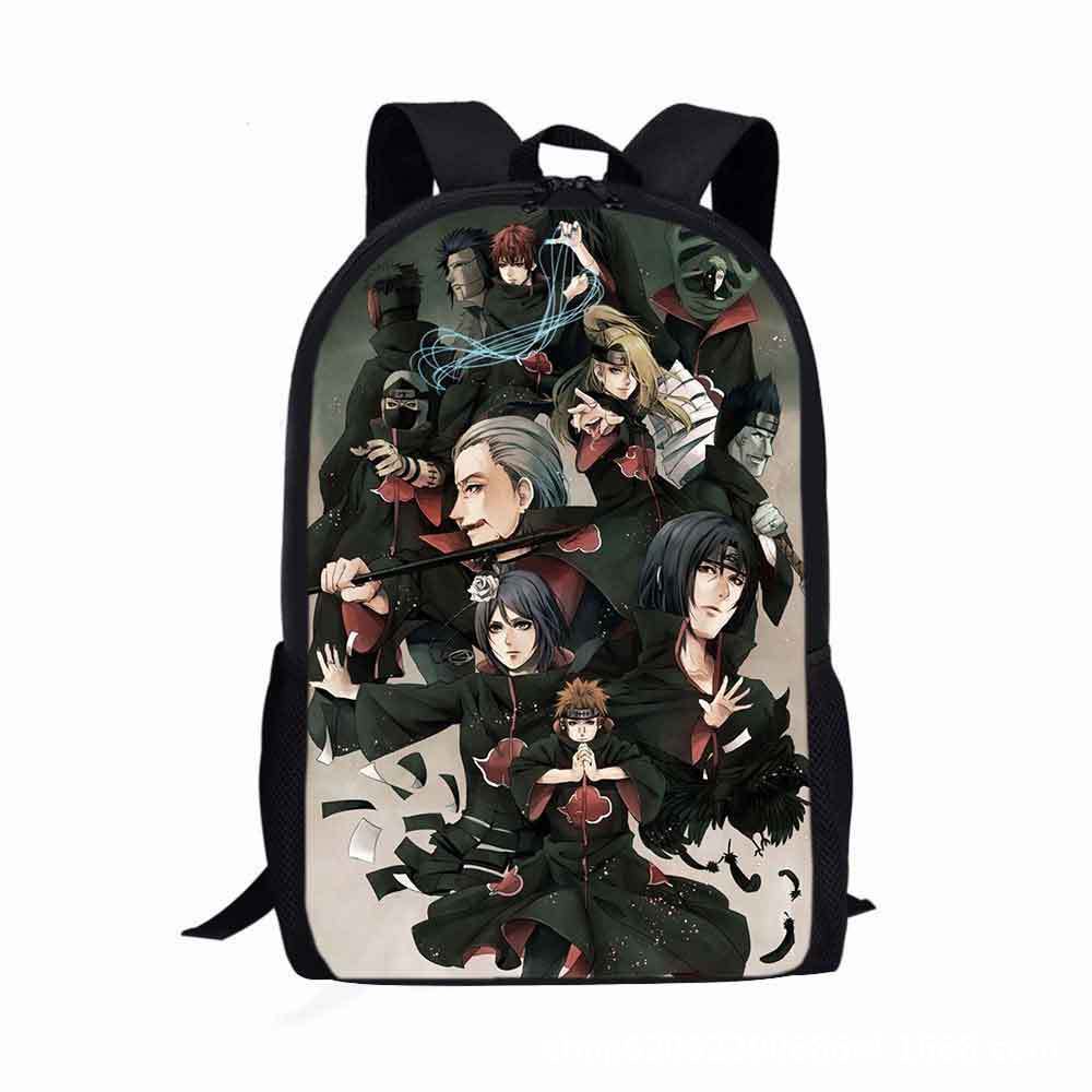 Ba Lô Đi Học Có Khóa Kéo In Hoạt Hình Naruto Uzumaki Naruto 3D Kiểu Nhật Bản Dễ Thương Cho Bé