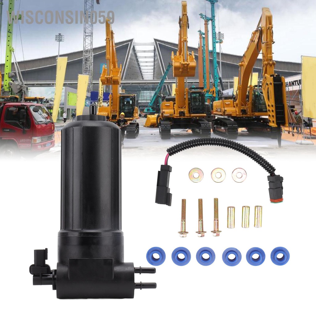Wisconsin059 Bơm Nhiên Liệu Điện Tử Áp Suất Thấp Mạnh Mẽ Chống Ăn Mòn Nước Công Nghiệp Cho Perkins 13.5V