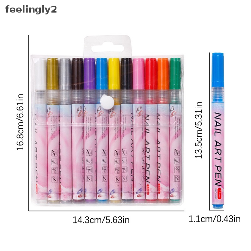 Bút Vẽ Móng Gel UV Nghệ Thuật Chống Nước DIY