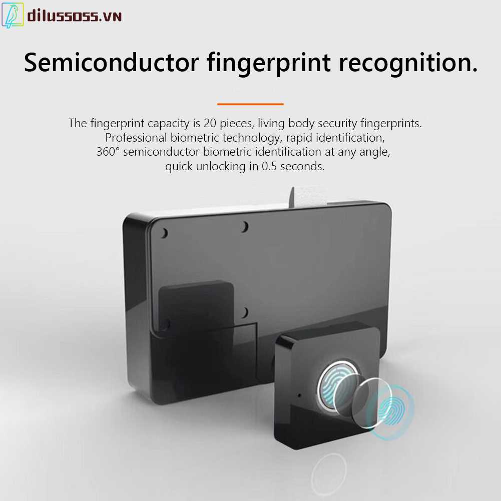 Ổ Khóa Vân Tay Thông Minh Chống Trộm Cho Hộp Ngăn Kéo
