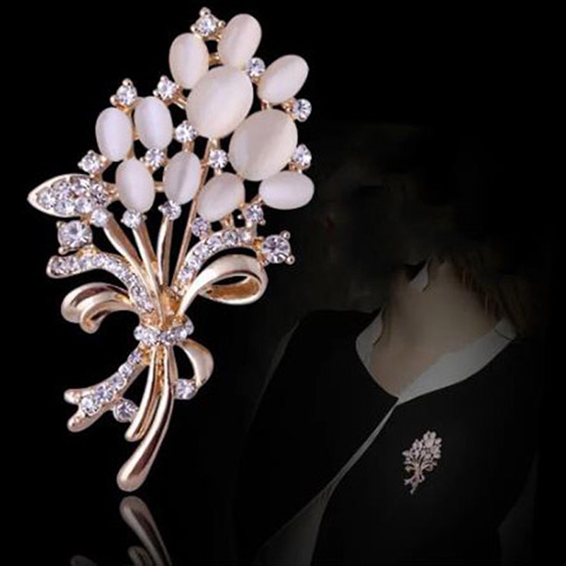 1 Ghim Cài Áo Đính Đá Pha Lê Thời Trang Cho Nữ PJ