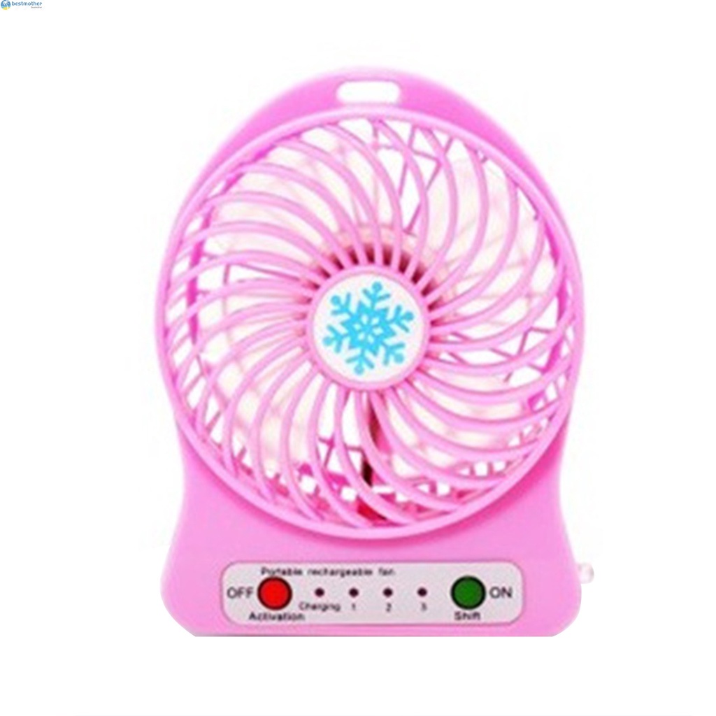 Quạt mini sạc usb Cầm Tay Màu Sắc Tươi Sáng Tiếng Ồn Thấp