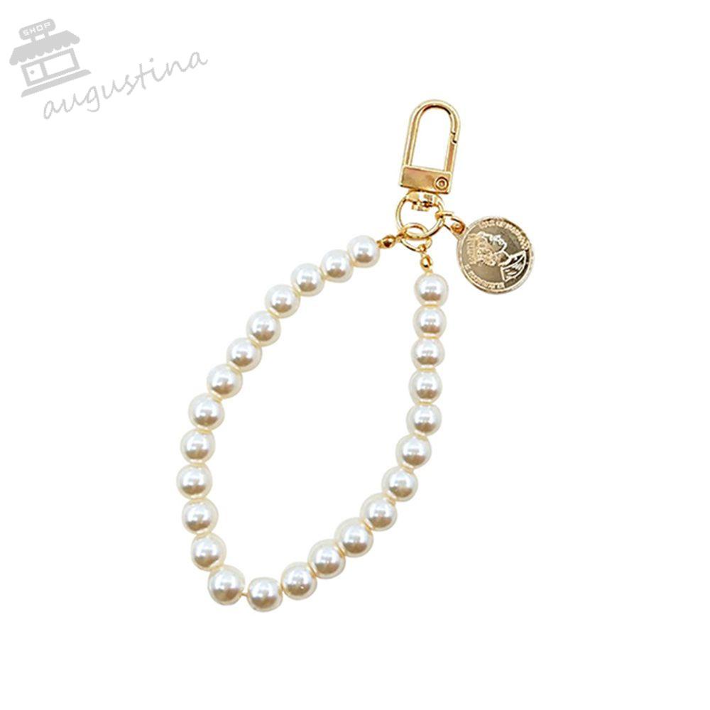 Vỏ Bảo Vệ Chìa Khóa Có Móc Khóa Phong Cách AUGUSTINA Cổ Điển Thời Trang Cho Nữ