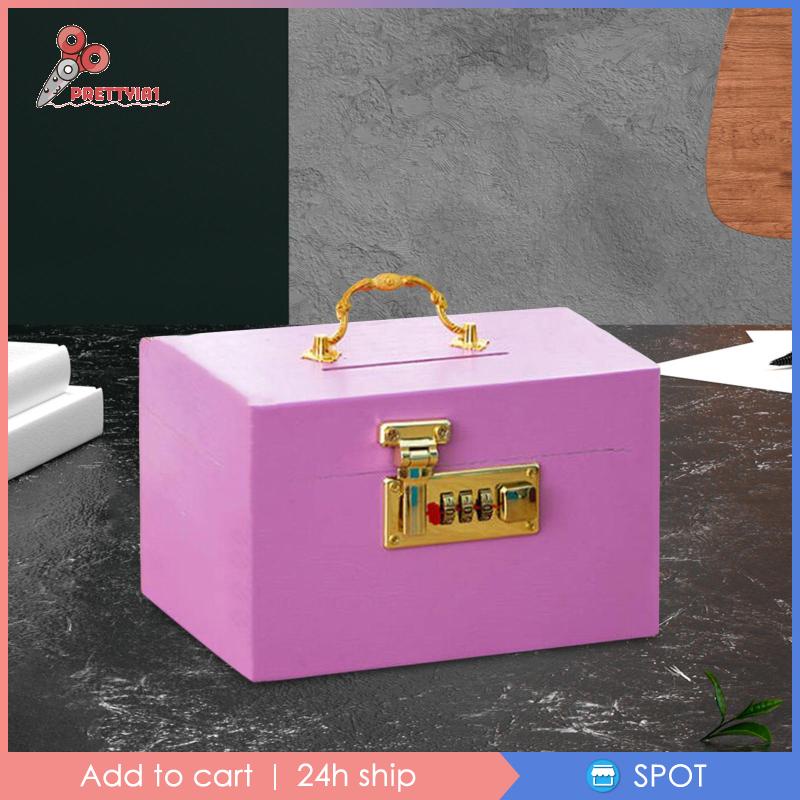 [Prettyia1] Hộp Đựng Tiền Tiết Kiệm Phong Cách Vintage Nhỏ Gọn Tuyệt Vời Dành Cho Bé Trai