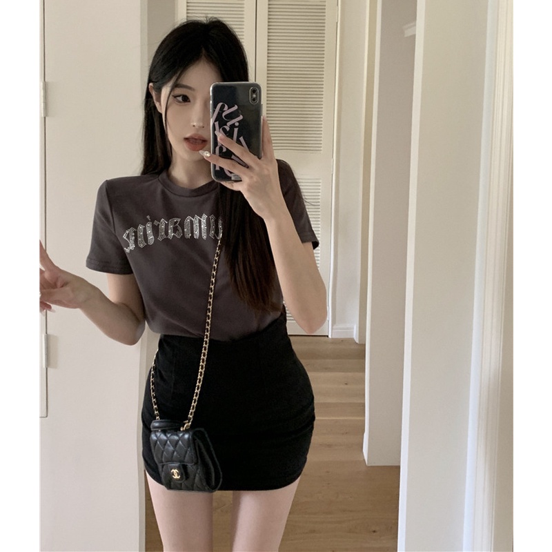 Áo Thun Ngắn Tay Cổ Tròn Dáng Rộng Thời Trang Mùa Hè Giản Dị