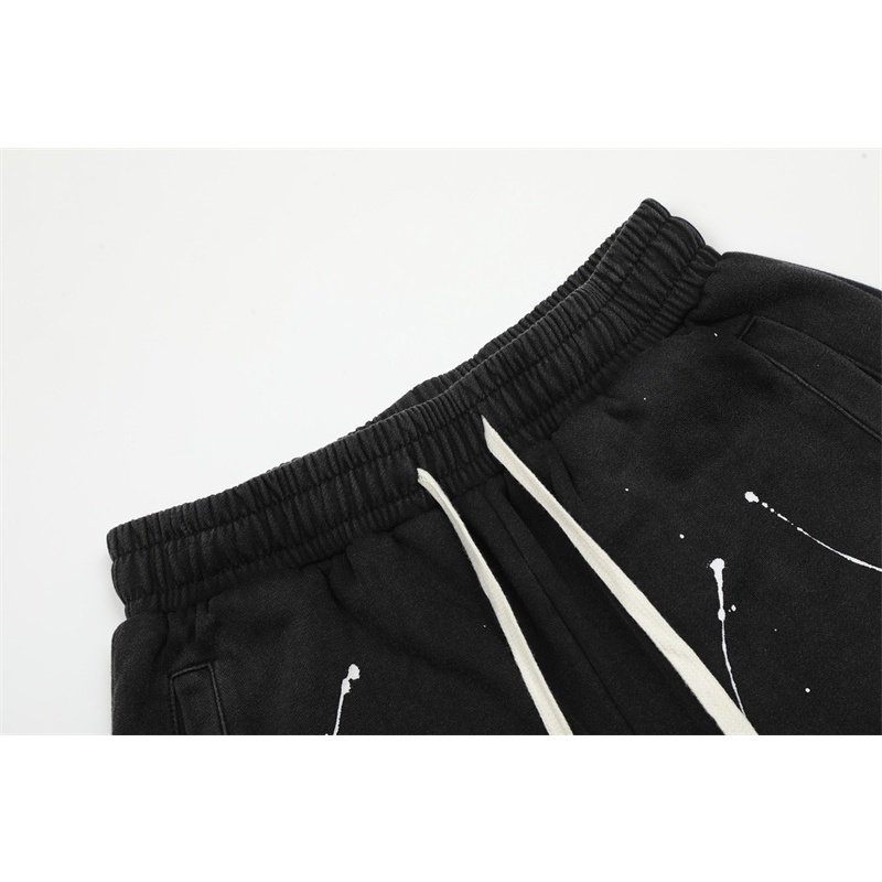 Quần Short Da Nhãn Hiệu Chữ Thập Cổ Điển Chrome hearts