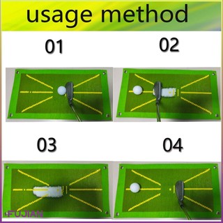 Golf Training Mat Set Divot Analysis Swing Path Correct Posture Practice Detection Batting [B/8]