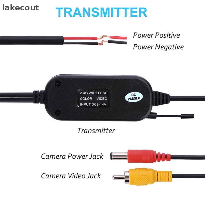 Bộ Truyền Và Nhận Tín Hiệu Video Không Dây Lt 2.4G Cho Camera Sau Xe Hơi Bộ Dụng Cụ Vệ Sinh Chuyên Dụng Dành Cho Xe Hơi