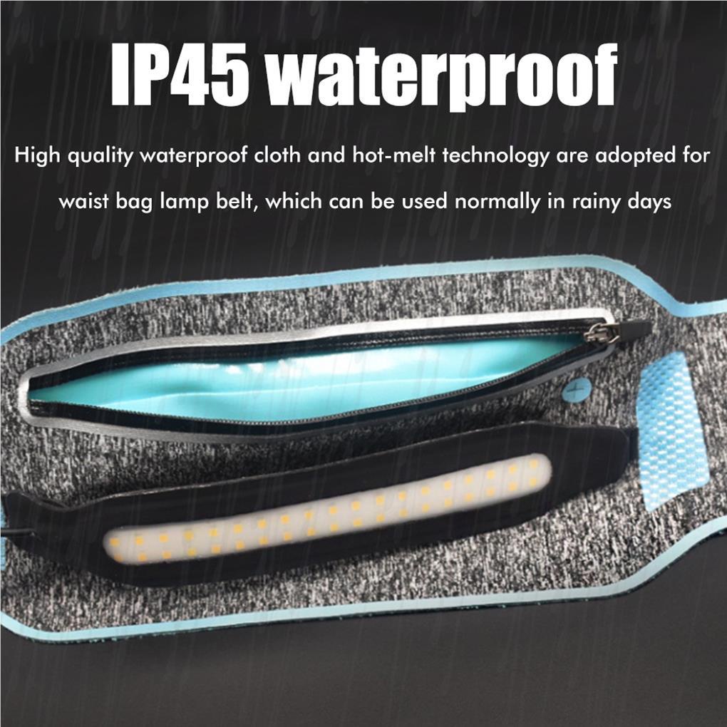 Đèn Tín Hiệu Gắn Thắt Lưng Chạy Bộ Kèm Sạc USB Tiện Dụng Chất Lượng Cao