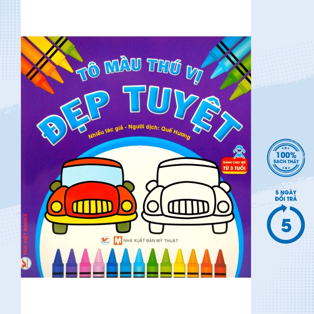 Sách - Tô Màu Thú Vị - Đẹp Tuyệt (Dành Cho Trẻ Từ 3 Tuổi) - TV