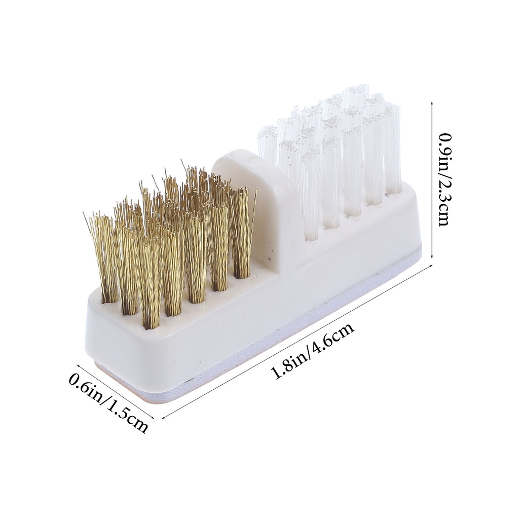 Bộ 3 Bàn Chải Làm Sạch Đầu Mài Móng Tay