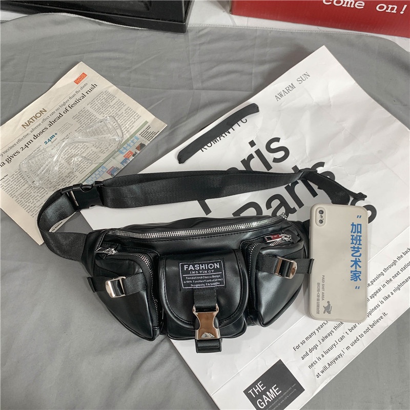 Túi Đeo Chéo Ngực Mềm Mại Phong Cách Thể Thao Hàn Quốc Cá Tính Cho Nữ