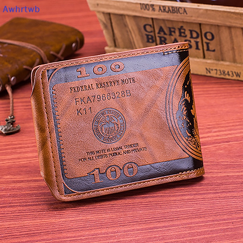 Ví Da PU Đựng Thẻ Tín Dụng / Tiền Đô La Thời Trang Dành Cho Nam Mới