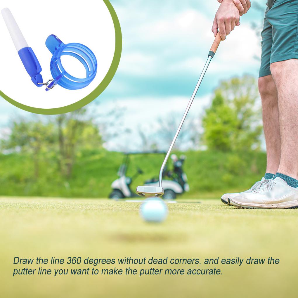 Dụng Cụ Đánh Dấu Đường Đánh Dấu Bóng Golf Ba Chiều Không Phai Phong Cách Dành Cho Chơi Golf Ngoài Trời