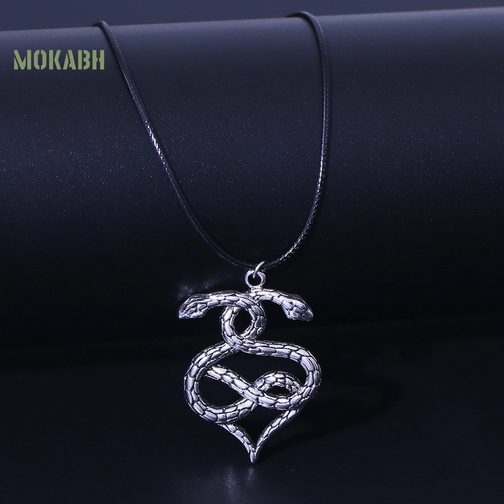 [Mới] Vòng cổ Mặt Hình Rắn Mạ Điện Phong Cách Punk Cá Tính Trang Trí Vòng cổ Cổ Điển Dành Cho Nữ