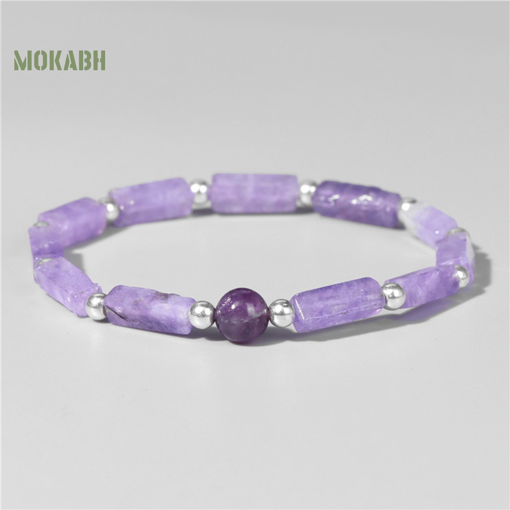 Vòng Tay Chuỗi Hạt Đá Tự Nhiên Siêu Nhẹ Không Gây Kích Ứng Dễ Sử Dụng Thời Trang Cho Cặp Đôi