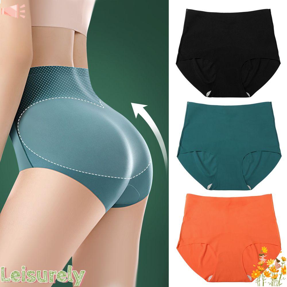 Quần Lót Màu Sắc Trơn Bằng Lụa Lạnh Không Đường May Cho Nữ