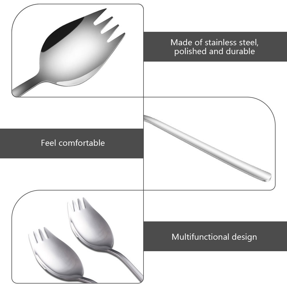 Set 4 Muỗng Ăn Tráng Miệng Bằng Thép Không Gỉ