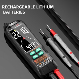 FUYI USB Charge Multimetro Digital Profesional AC DC Current Voltage Detector Pen True RMS Capacitance Temp Auto Range Multimeter