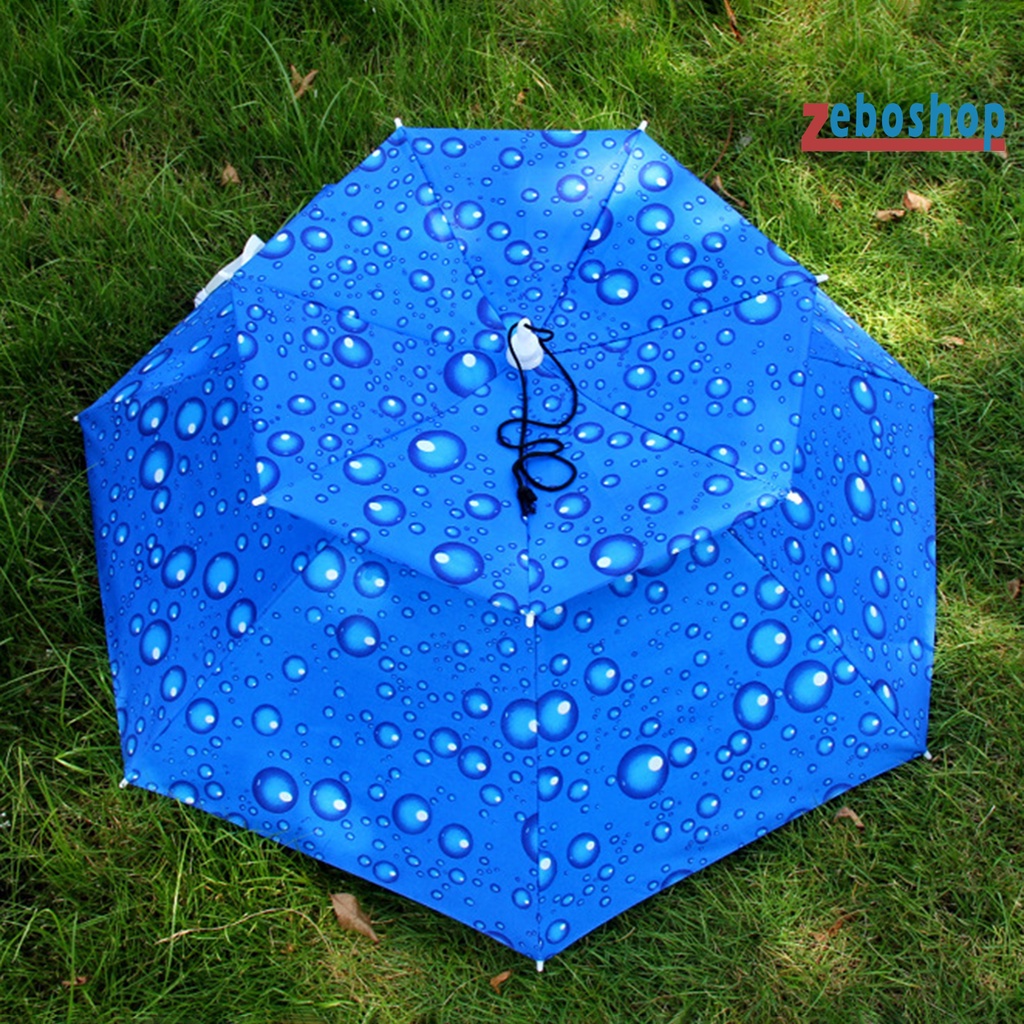 Mũ Dù Hai Lớp Thoáng Khí Chống Tia UV Chống Mưa Có Thể Gấp Gọn Tiện Dụng