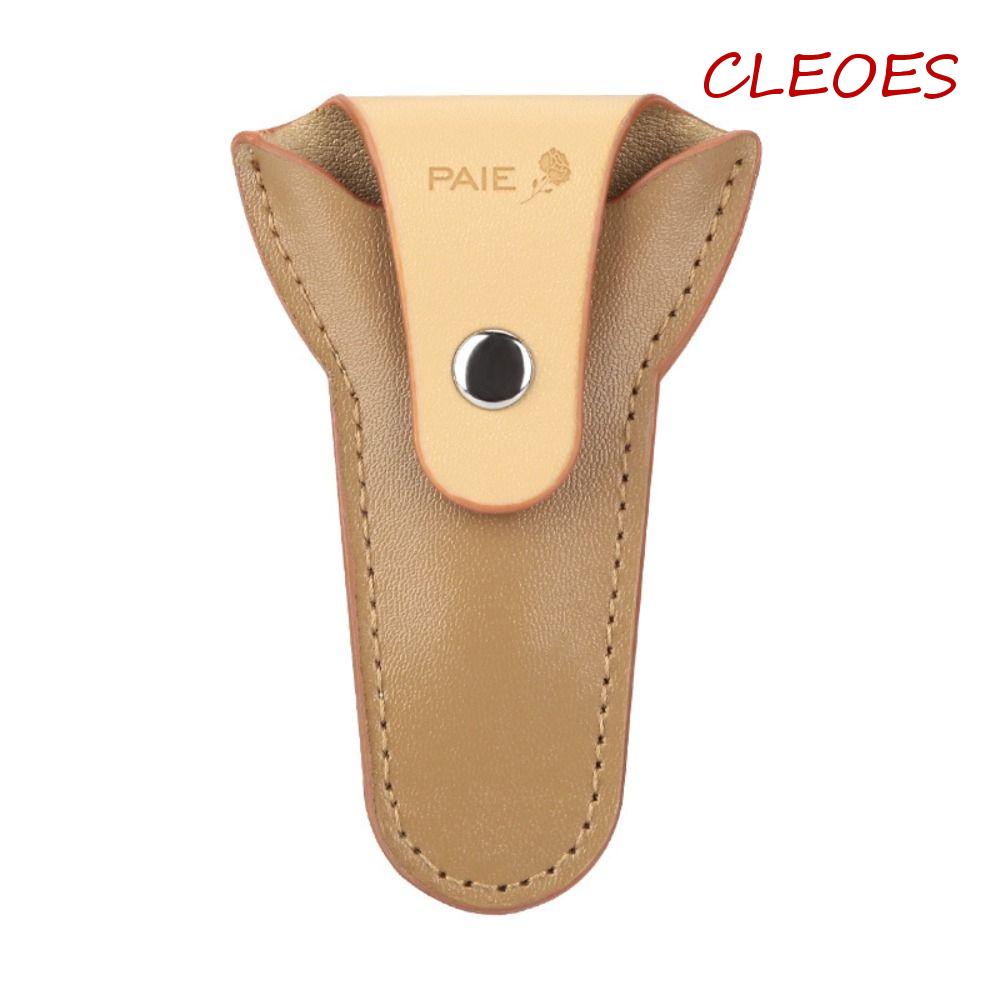 Túi Da Pu Đựng Kéo Cắt Da Chết CLEOES Chống Bụi Bẩn Tiện Dụng