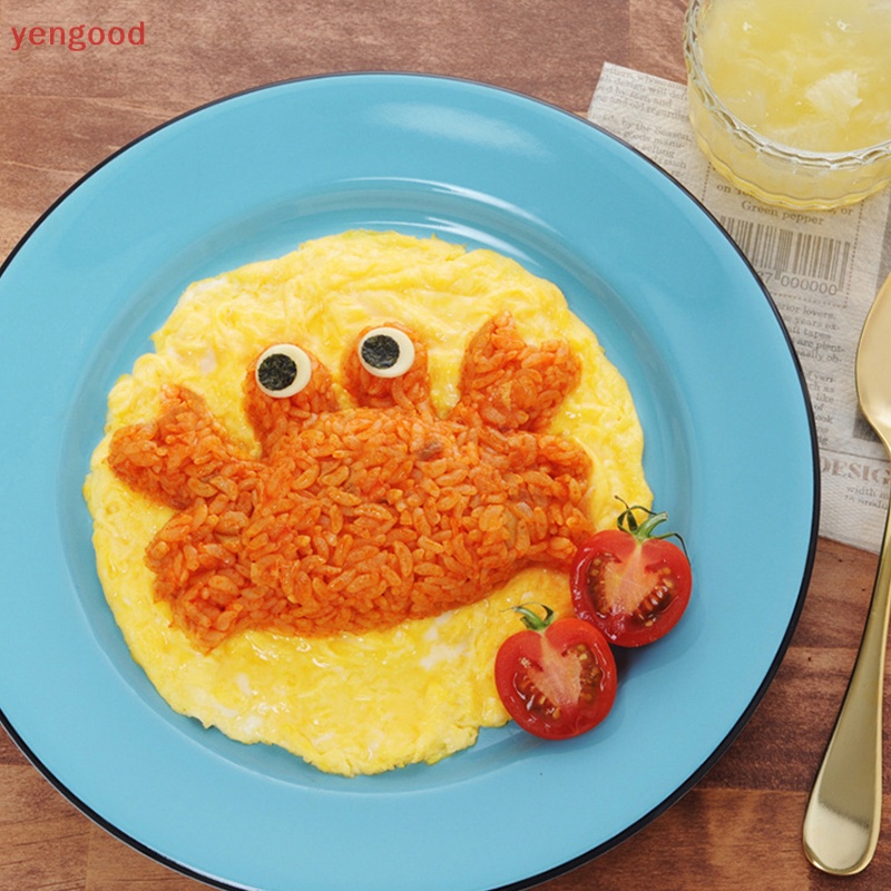 Set 5 Khuôn Làm Sushi DIY Hình Động Vật Hoạt Hình Đáng Yêu