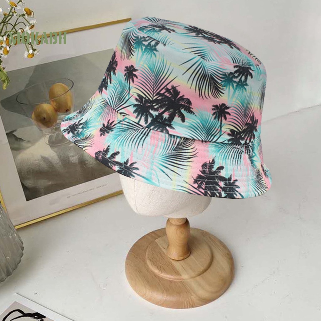 Nón Tai Bèo Hai Mặt In Họa Tiết Hoa Phong Cách Vintage Dành Cho Nam Nữ