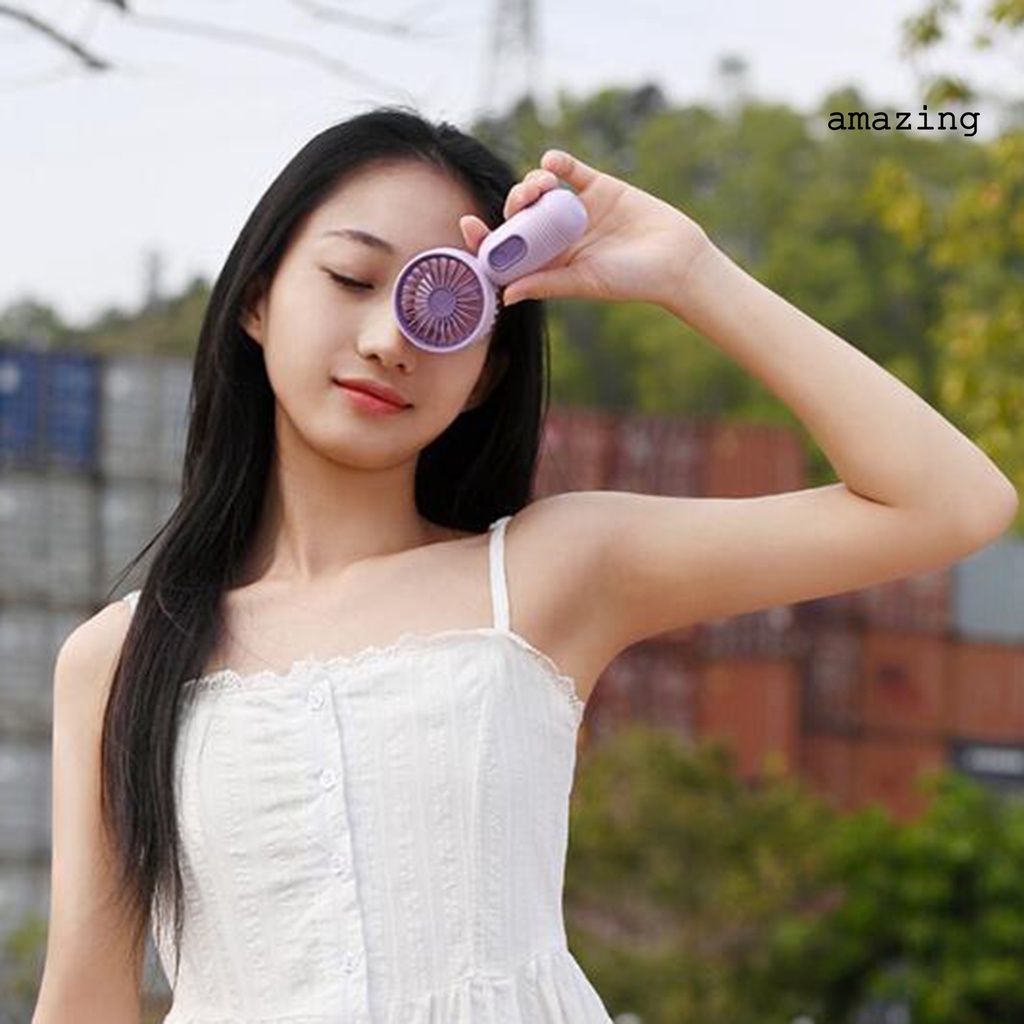 Mal- Quạt Cầm Tay Một Nút Khởi Động Tốc Độ Tiếng Ồn Thấp Dễ Mang Theo Bằng ABS Ultra-Quiet Nhỏ Gọn Có Thể Điều Chỉnh