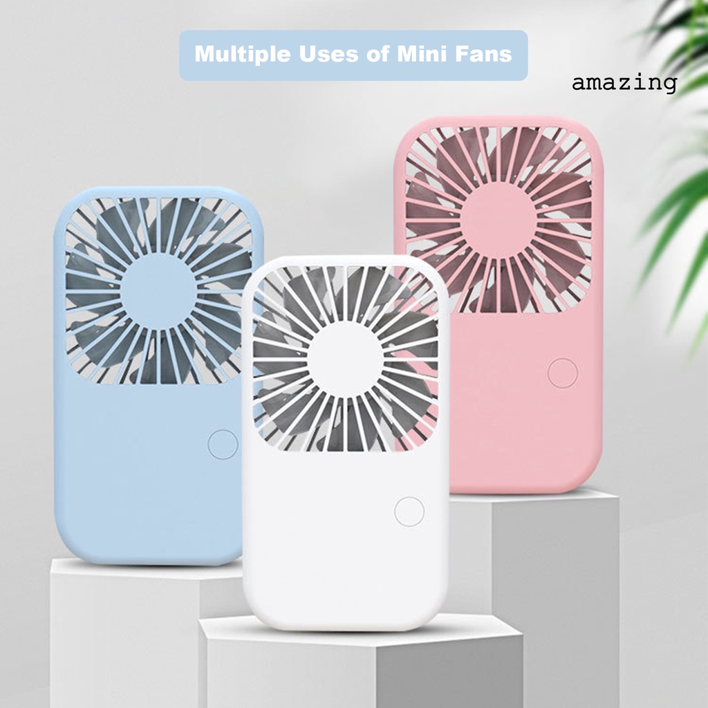 Quạt USB Mini Cầm Tay Có Giá Đỡ Điện Thoại Tiếng Ồn Thấp Dễ Thương Tùy Chỉnh Tiện Dụng