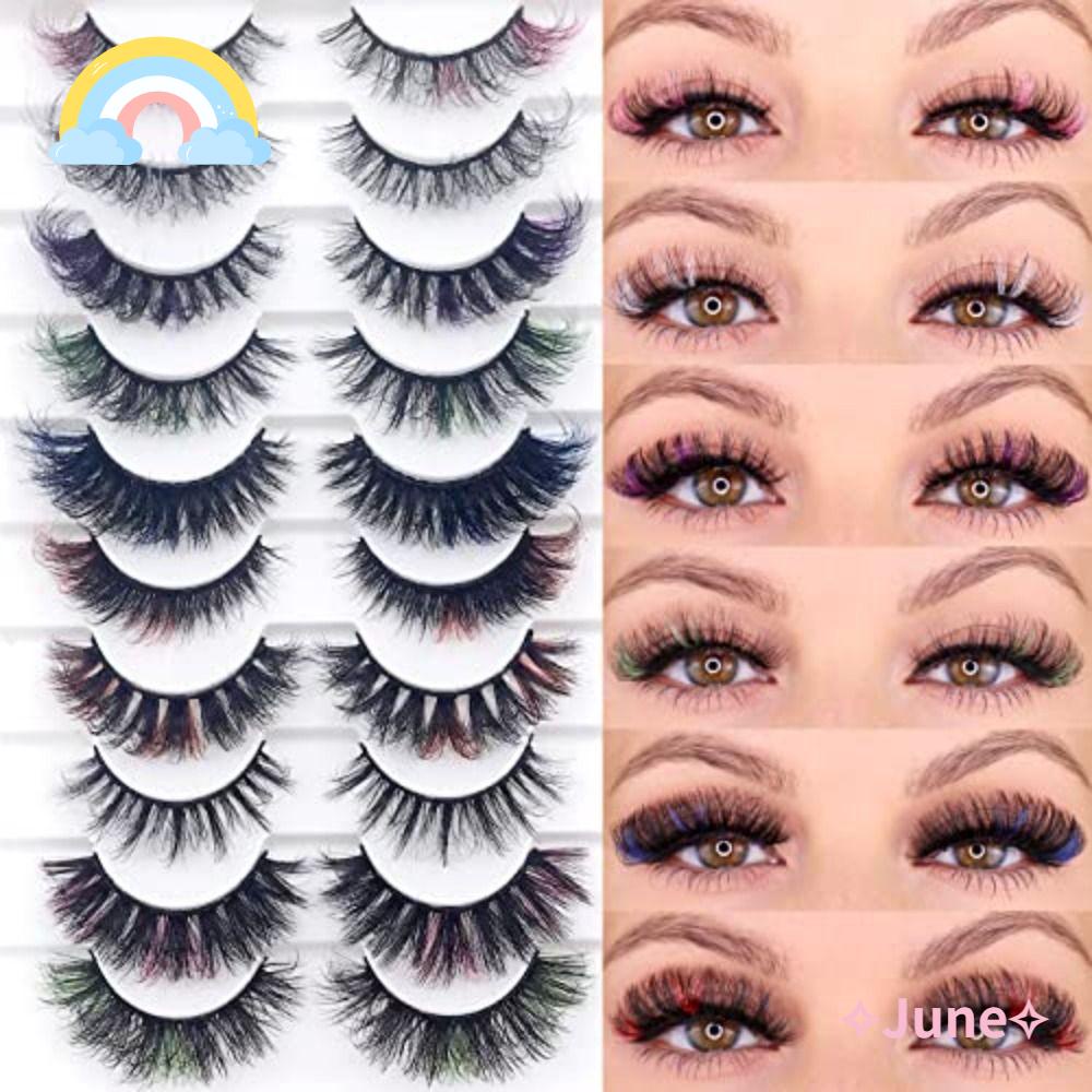 Lông Mi Giả Bằng Lông Chồn Nhân Tạo Dài Và Dày Handmade Dành Cho Nữ