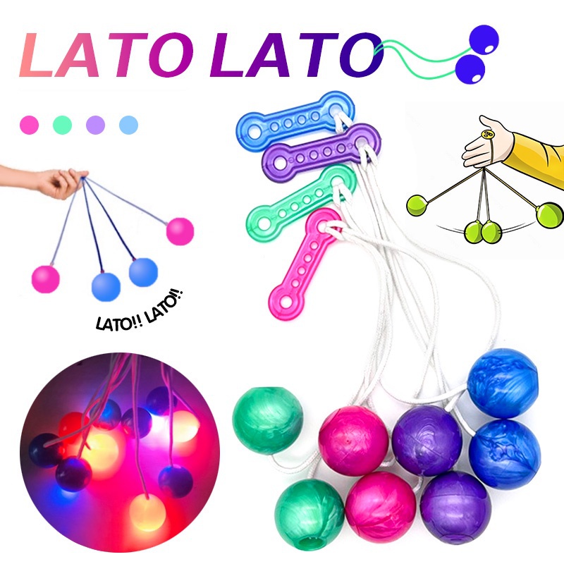 Lato Lato Đồ Chơi Lato Lato Lato Makasar Phát Sáng Trong Bóng Tối Cho Bé