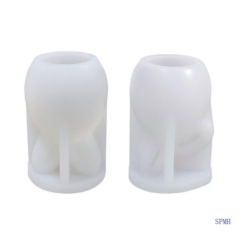 Khuôn Làm Nến DIY Bằng Silicone Không Dính Hình Thỏ Siêu Dễ Thương