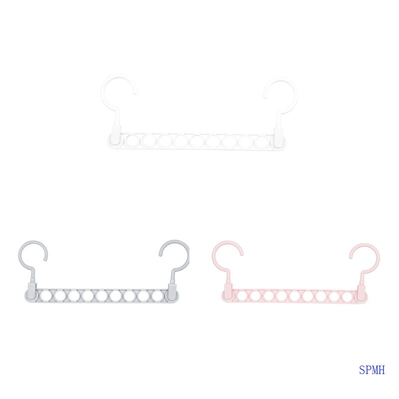 Móc Nhựa Phơi Quần Áo 9 Lỗ Đa Năng Tiện Dụng