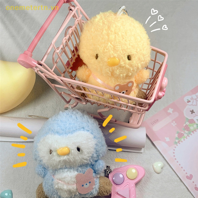 Móc Khóa Hình Chim Cánh Cụt Nhồi Bông Đáng Yêu