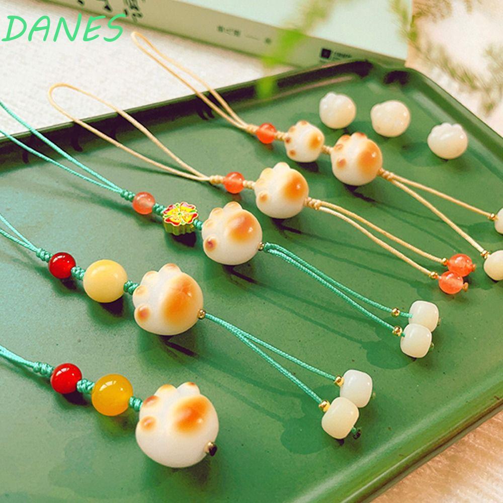 Móc Điện Thoại Di Động Họa Tiết Bồ Đề Dễ Thương Phong Cách Vintage