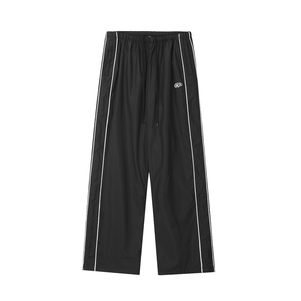 Mr Bense Quần Dù Thể Thao Dáng Rộng Họa Tiết Kẻ Sọc Phong Cách Đường Phố Mỹ