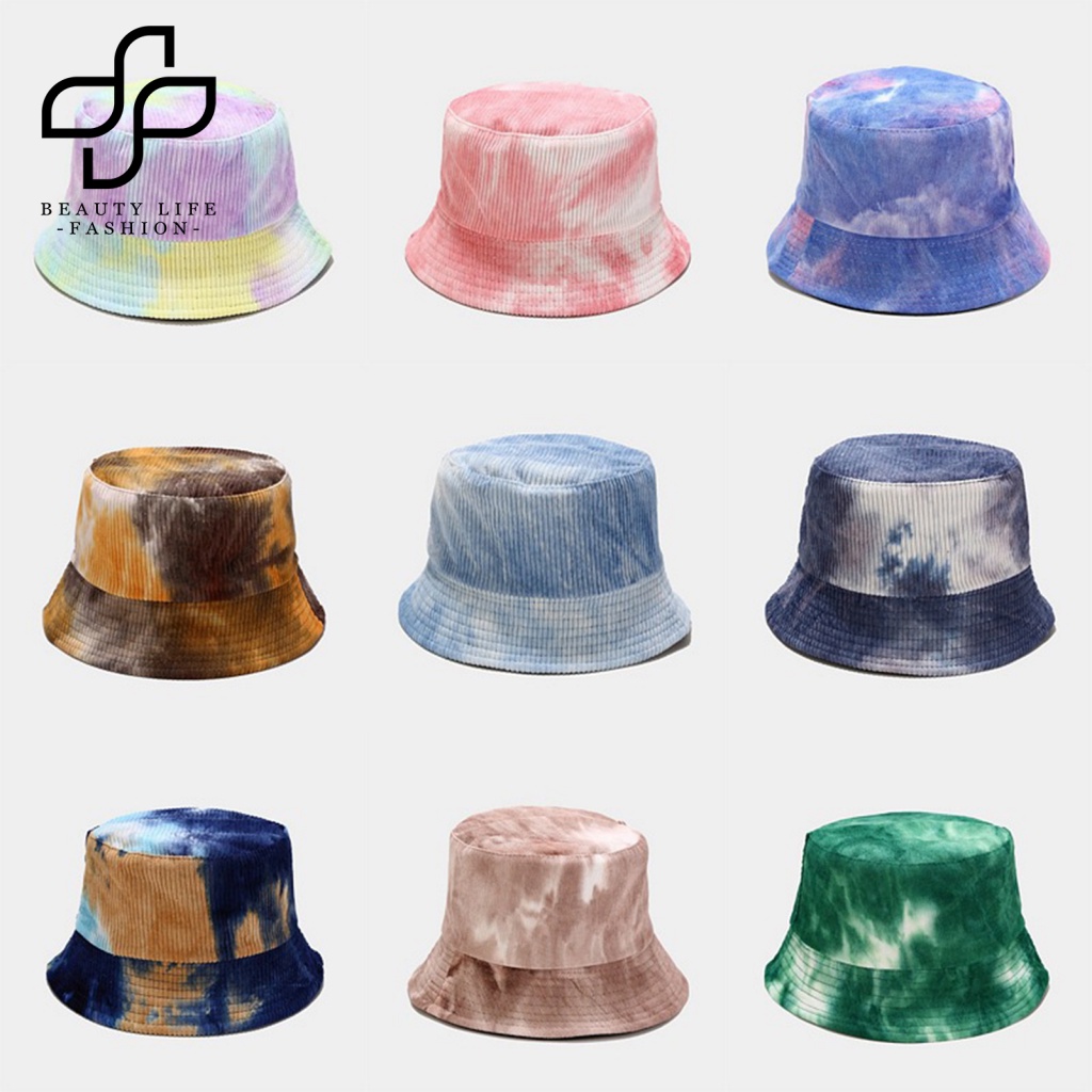 Nón Tai Bèo Hai Mặt Nhuộm Màu Thời Trang Mùa Đông Cho Nữ