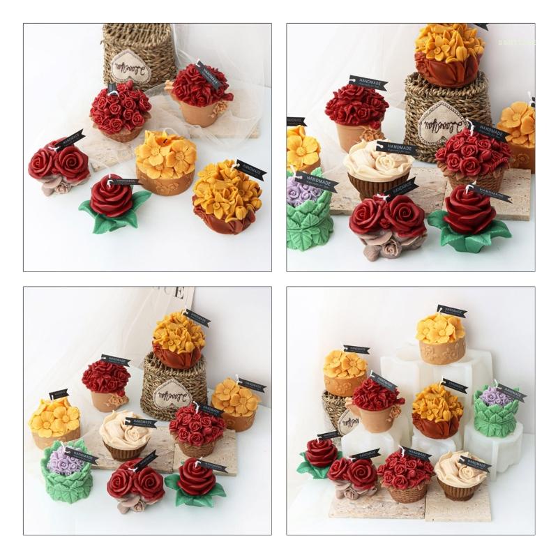 Khuôn Làm Nến Bằng Silicone Hình Văn Hóa Vui Nhộn DIY