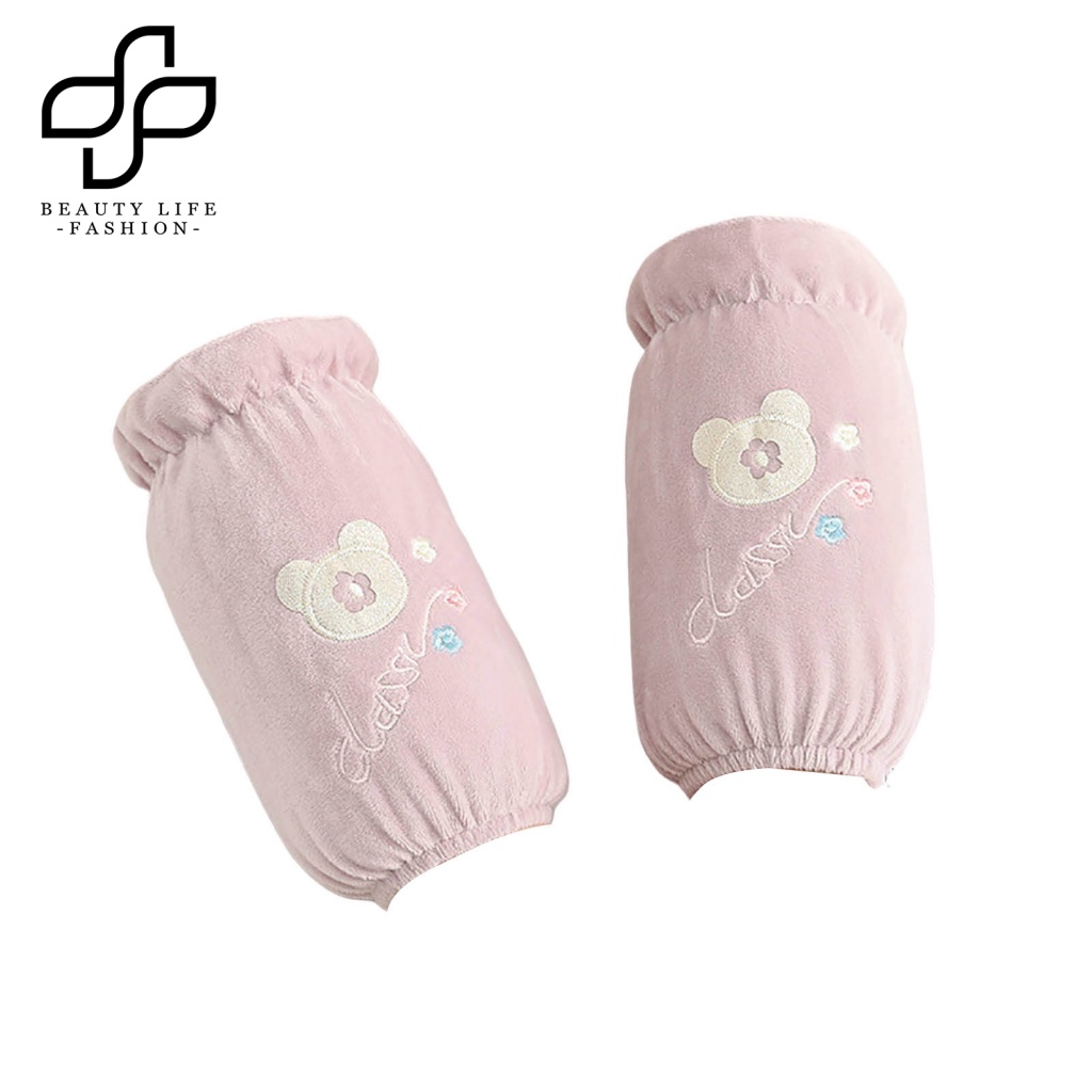 1 Cặp Vỏ Bọc Tay Áo Thêu Họa Tiết Hoạt Hình Chống Rơi / Bụi Bẩn Tiện Dụng