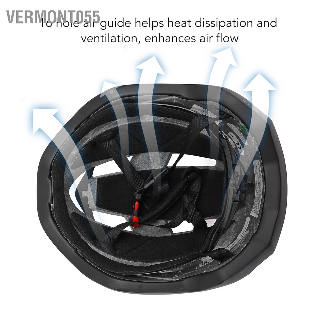 Vermont055 Đường XXL Xe Đạp Mũ Bảo Hiểm Leo Núi Cực Lớn Chu Vi Đầu Rộng Đi