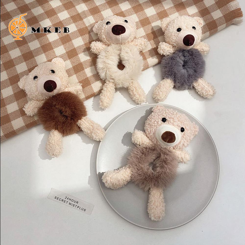 Dây buộc tóc hình gấu bông dễ thương cho nữ