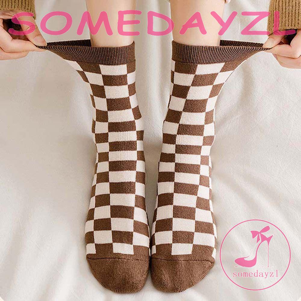 Vớ Cotton Thể Thao Thoải Mái Họa Tiết Hình Học Phong Cách Hàn Quốc Thời Trang Cho Nam Và Nữ