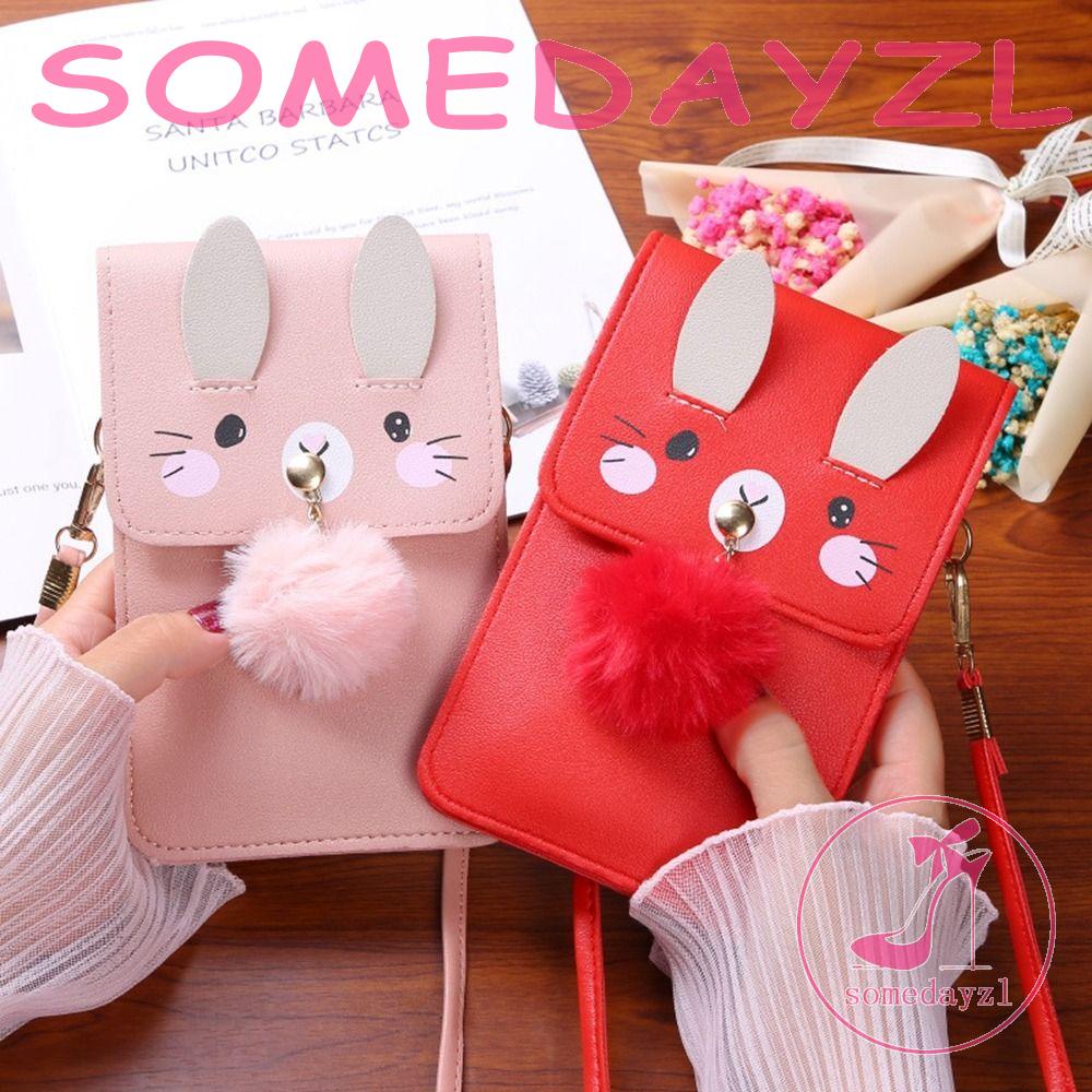 Túi Đeo Chéo Vai Có Ngăn Đựng Thẻ Chạm Màn Hình Cảm Ứng Đơn Giản Dành Cho Nữ SOMEDAYZL Giá Đỡ