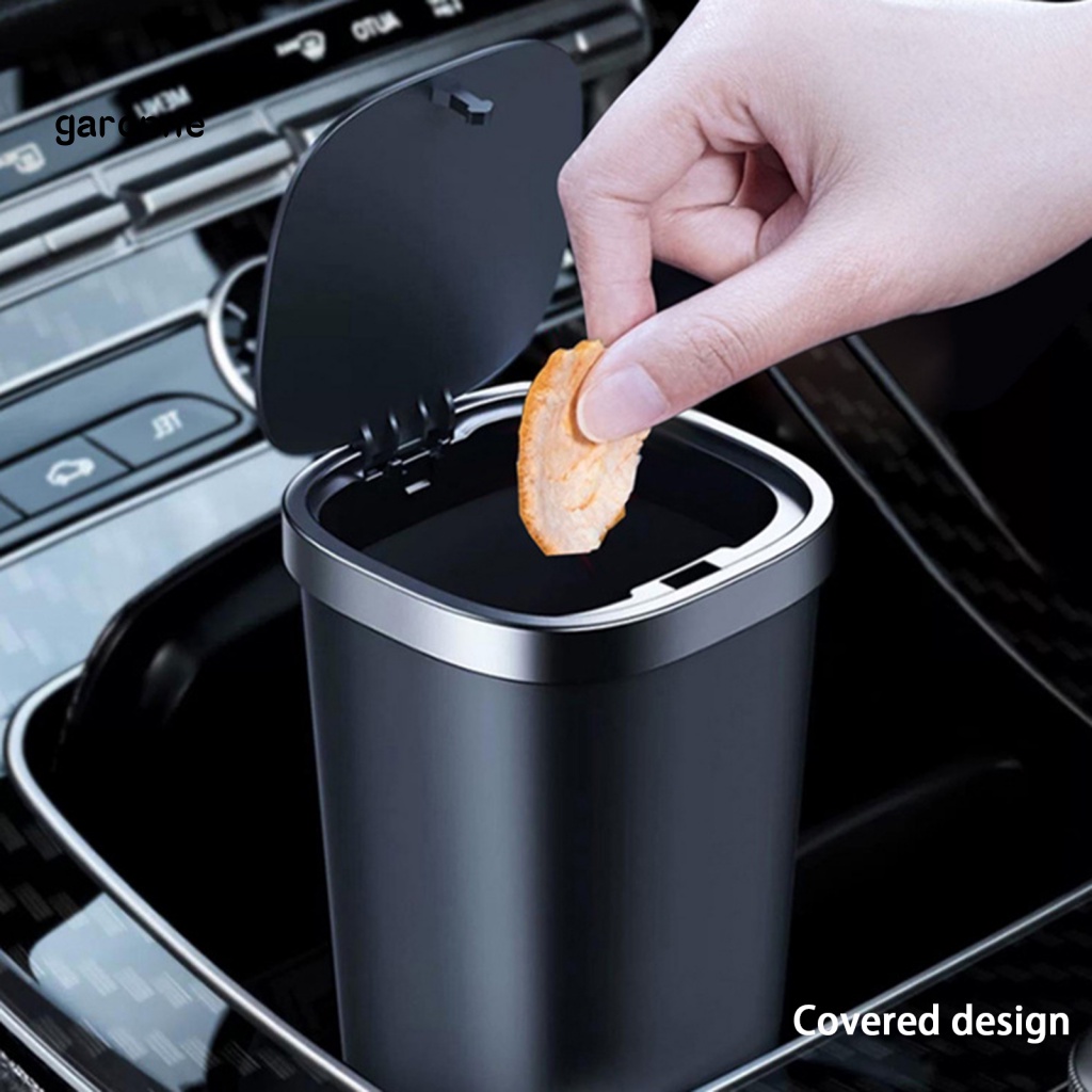 1 Hộp Đựng Rác Dung Tích Lớn 800ml Chống Nước Chống Bụi Cho Xe Hơi