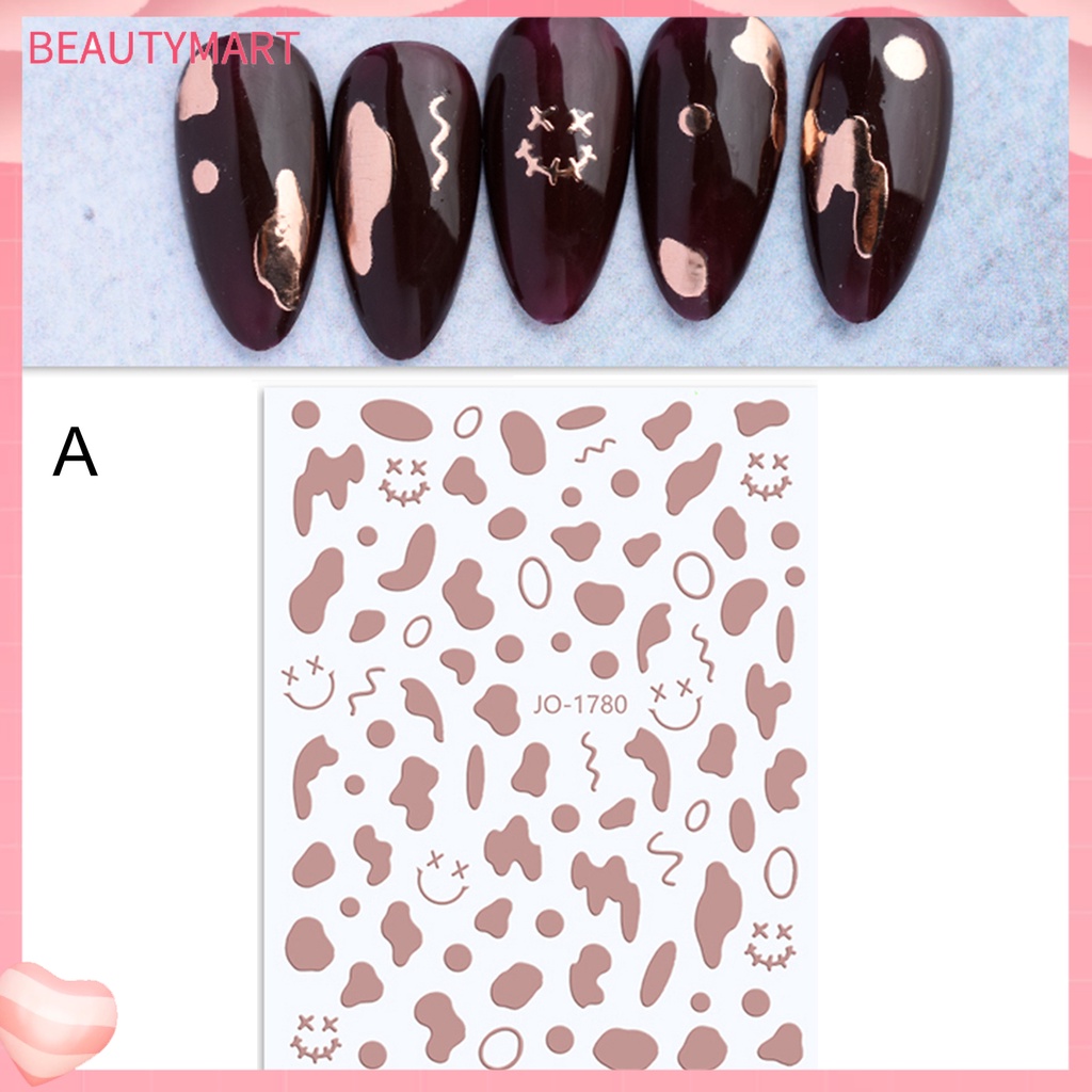 Miếng Dán Trang Trí Móng Tay Lấp Lánh Nhiều Màu Sắc