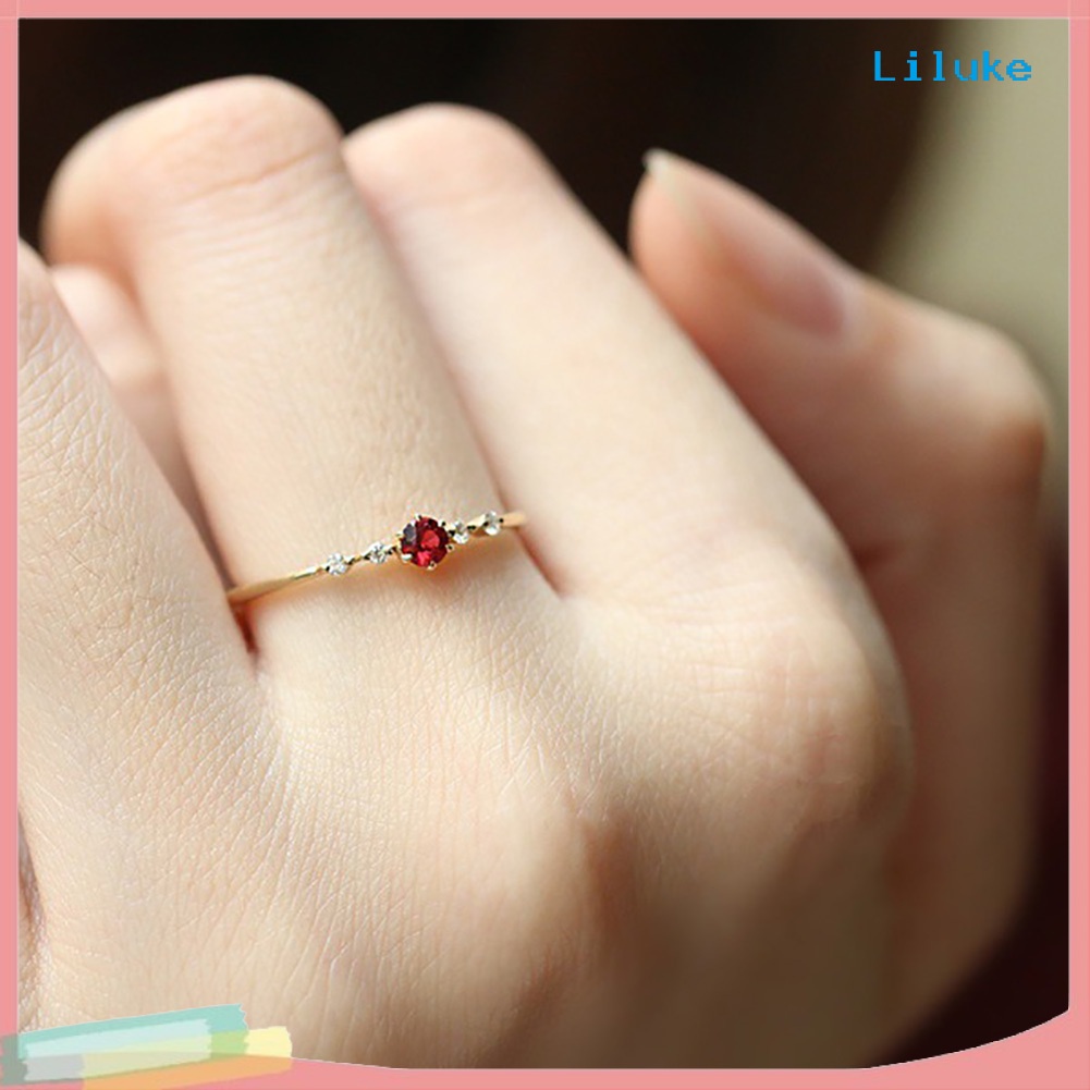 Nhẫn Đính Đá Thời Trang Dành Cho Nữ