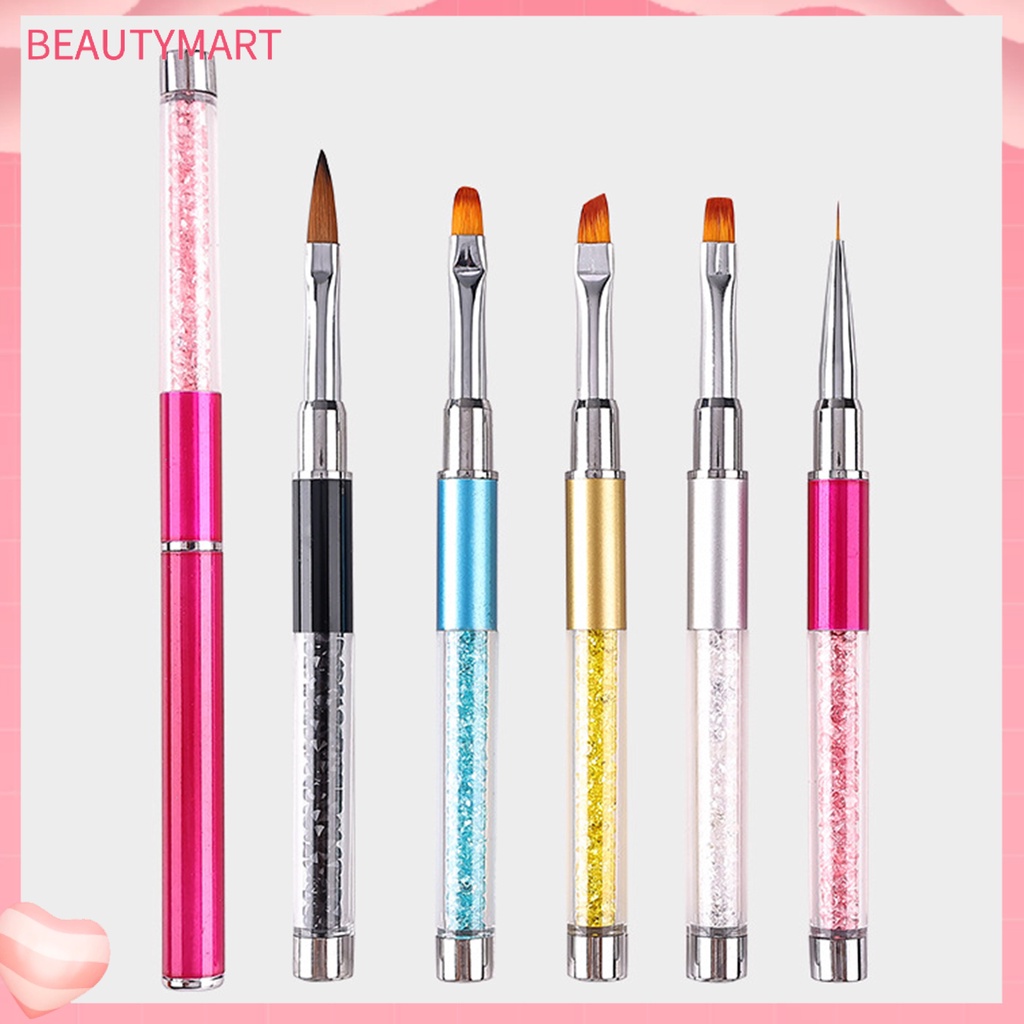 Set 1 / 5 Cọ Trang Trí Móng Tay Lông Mềm Nhiều Màu Tiện Dụng