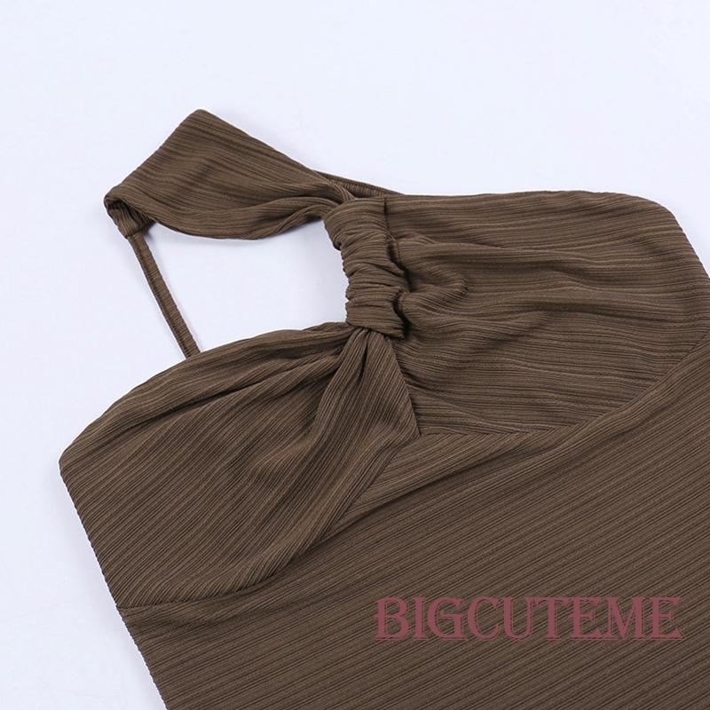 Áo Croptop Sát Nách Màu Trơn Lệch Vai Thời Trang Mùa Hè Cho Nữ